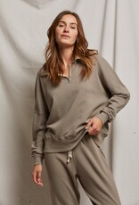 perfectwhitetee Maren Half-Zip Sweatshirt