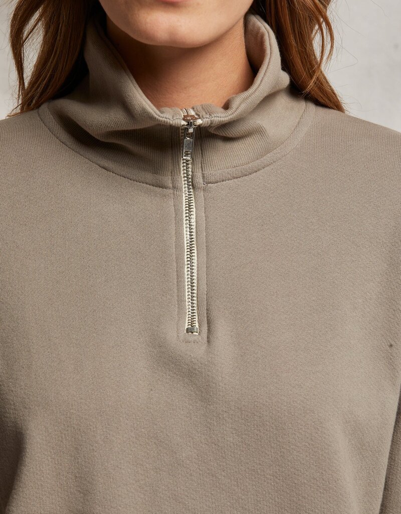 perfectwhitetee Maren Half-Zip Sweatshirt