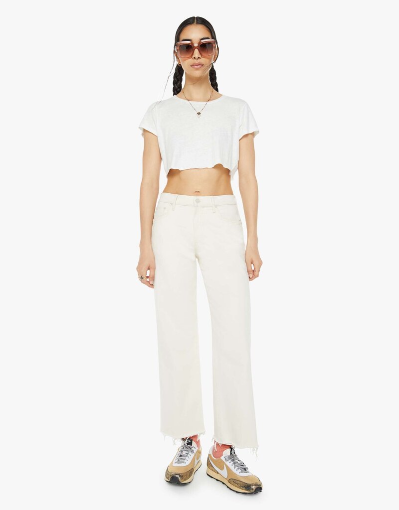 Mother Mid Rise Maven Ankle Fray - Act Natural