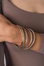 Jenny Bird Dane Bangle Set - 5pk Two-Tone 7"