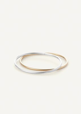 Jenny Bird Dane Bangle Set - 2pk Two-Tone 6"
