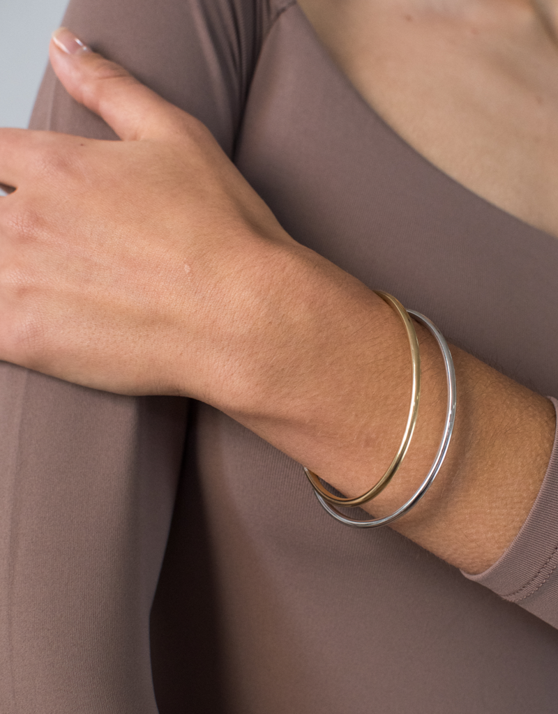 Jenny Bird Dane Bangle Set - 2pk Two-Tone 6"