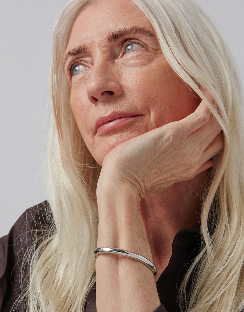 Jenny Bird Gia Bangle - Silver
