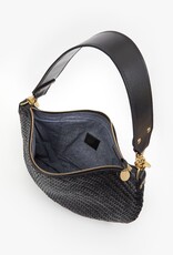 Clare V. Moyen Messenger - Black Woven Zig Zag