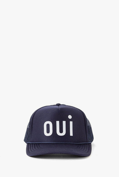 Oui Trucker - Navy/Cream
