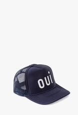 Clare V. Oui Trucker - Navy/Cream