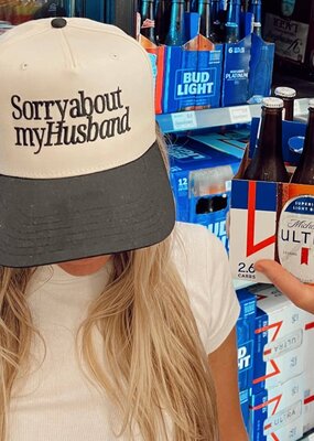 Kenz Kustomz Sorry About My Husband Vintage Hat