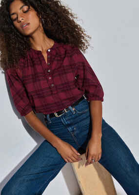 Nation May Flannel Top