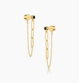 Thatch Juni Black Earrings