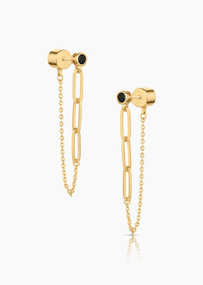 Thatch Juni Black Earrings
