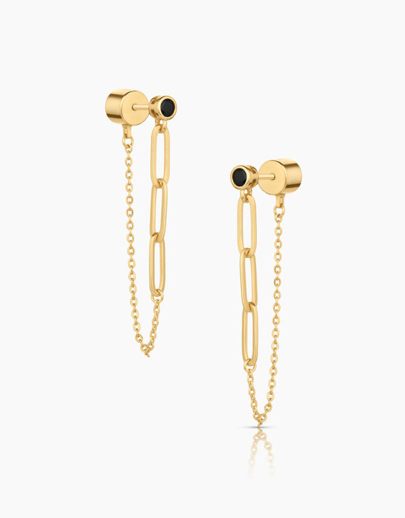 Thatch Juni Black Earrings