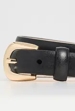 B-Low the Belt Kennedy Mini Belt - Black/Gold