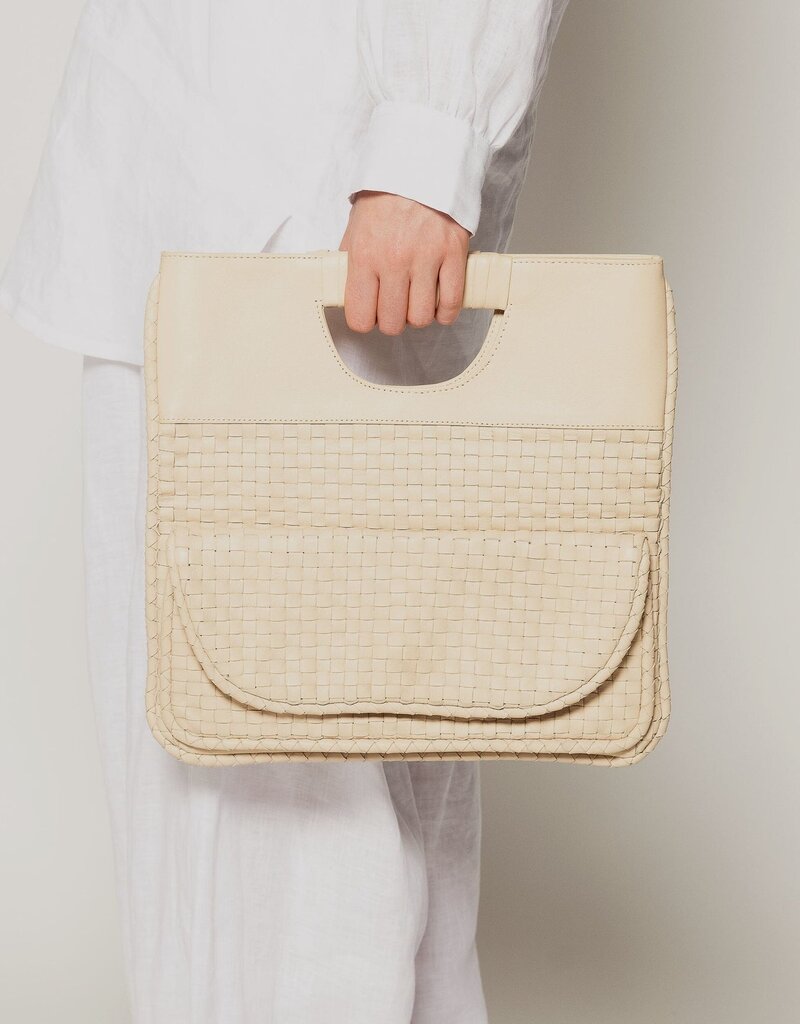 Cleobella Clarisse Woven Clutch