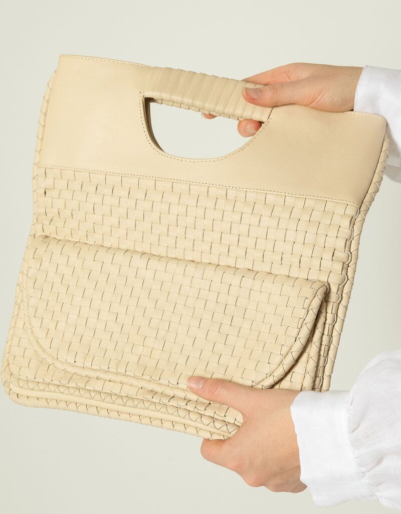 Cleobella Clarisse Woven Clutch