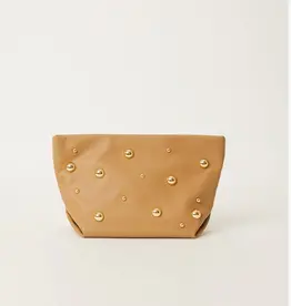 B-Low the Belt Georgette Clutch Moto - Vacchetta/Gold