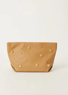 B-Low the Belt Georgette Clutch Moto - Vacchetta/Gold