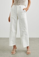 Rails Getty Crop Utility - Vintage Ecru Contrast  Stitch