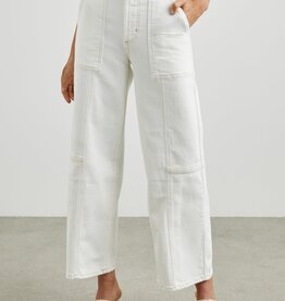 Rails Getty Crop Utility - Vintage Ecru Contrast  Stitch