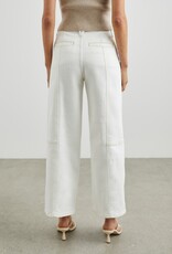 Rails Getty Crop Utility - Vintage Ecru Contrast  Stitch