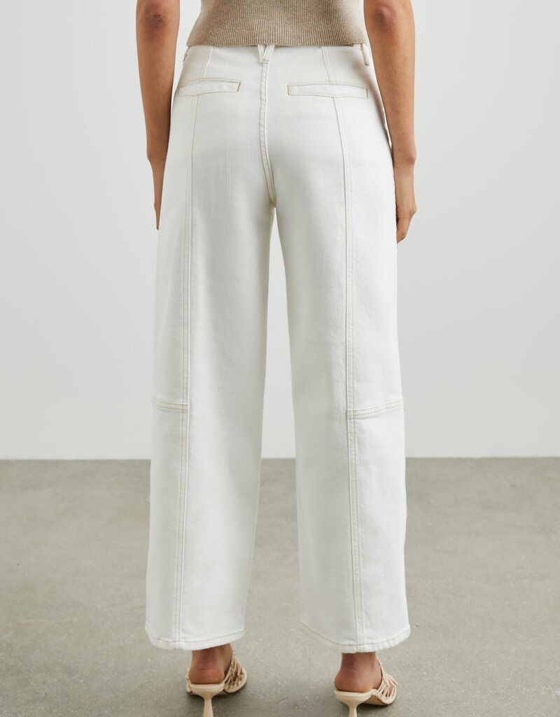 Rails Getty Crop Utility - Vintage Ecru Contrast  Stitch