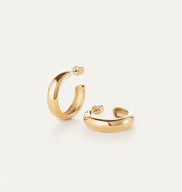 Jenny Bird Staple Hoops Medium - Gold
