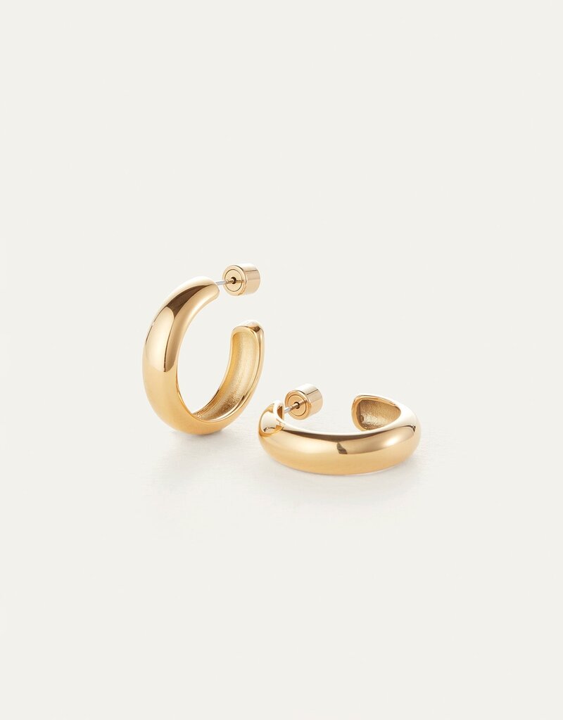Jenny Bird Staple Hoops Medium - Gold