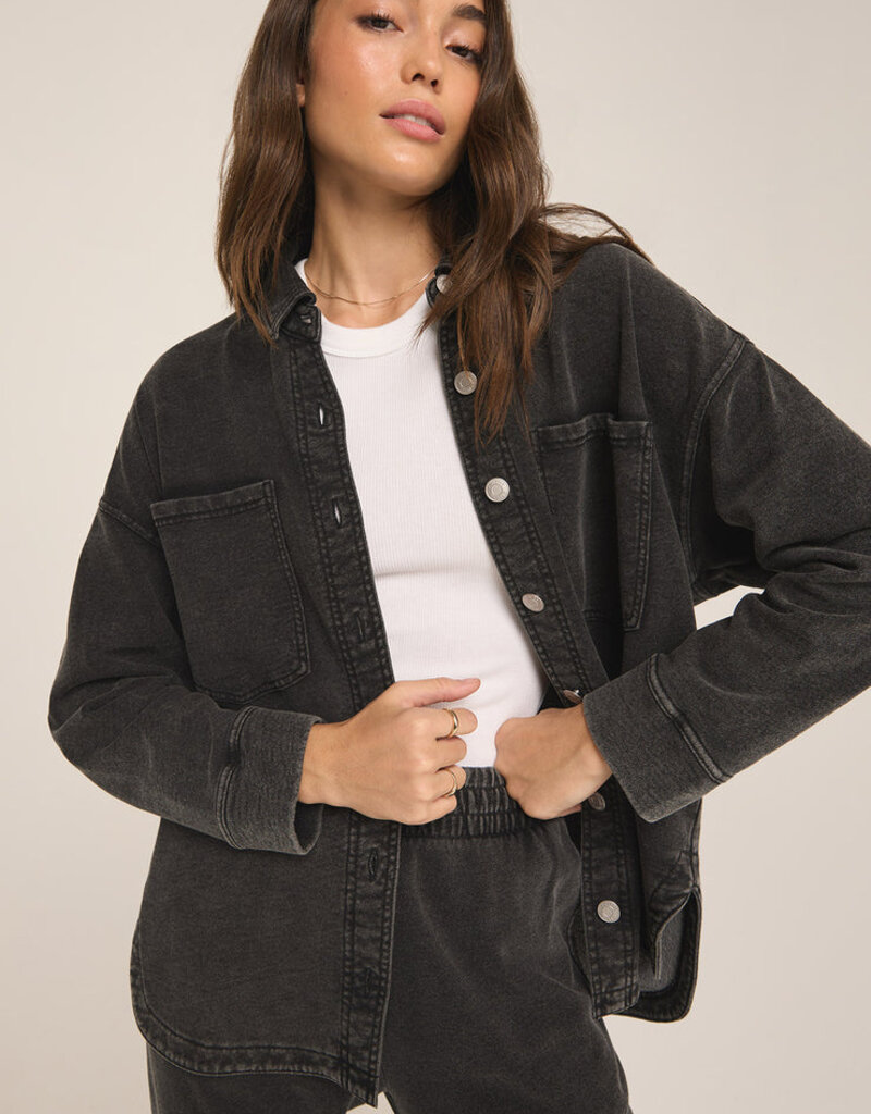 Z Supply All Day Knit Denim Jacket