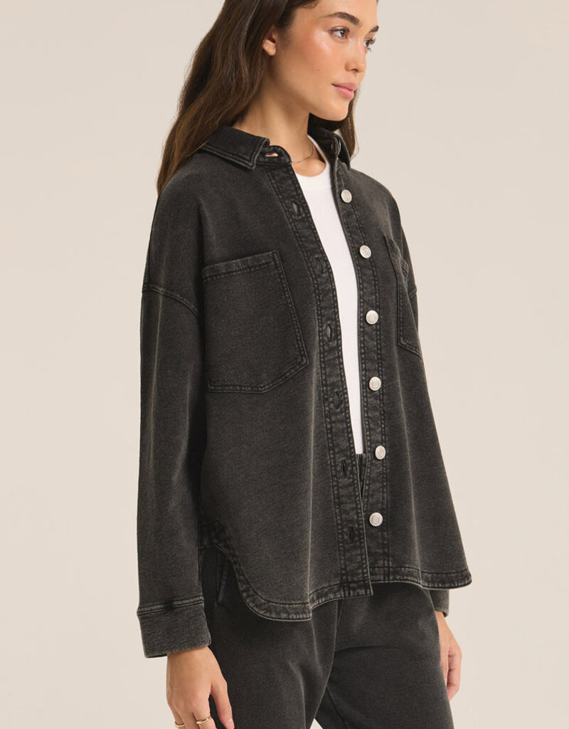 Z Supply All Day Knit Denim Jacket