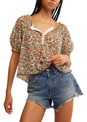 Free People Astra Peasant Top