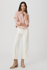 Paige Sasha Ankle Wide Leg - Tonal Ecru