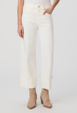 Paige Sasha Ankle Wide Leg - Tonal Ecru