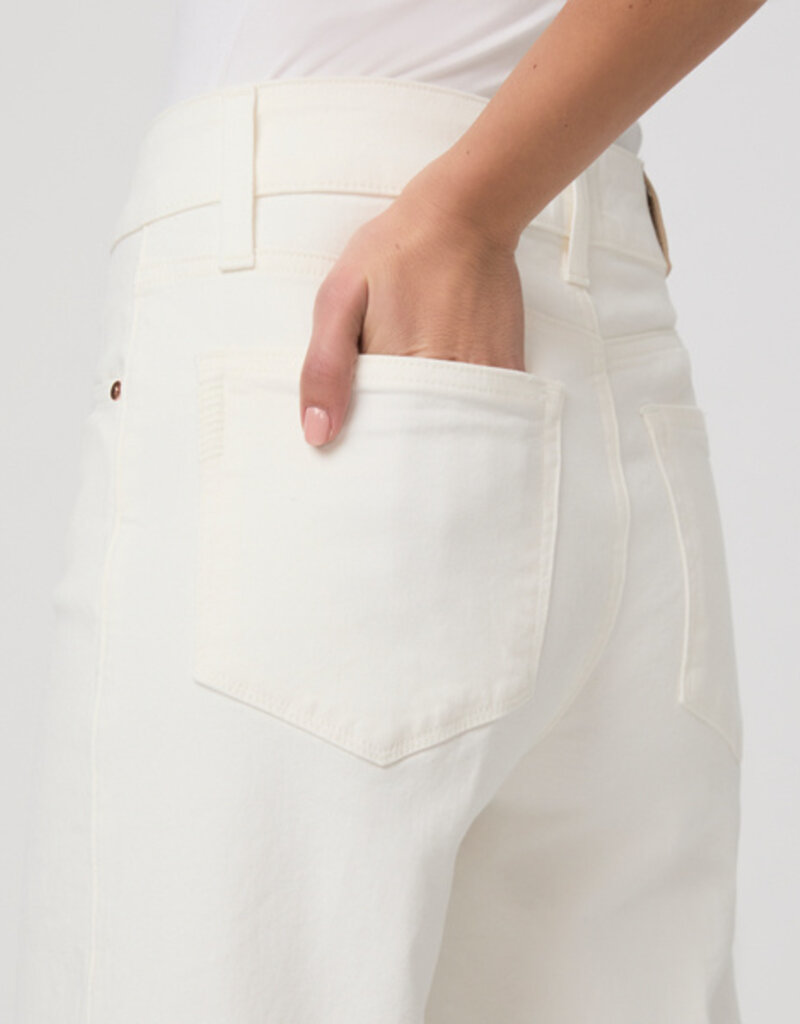 Paige Sasha Ankle Wide Leg - Tonal Ecru