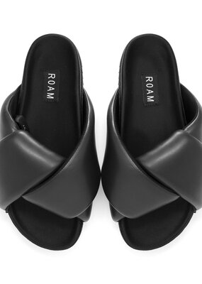 ROAM Foldy Puffy Sandal - Black
