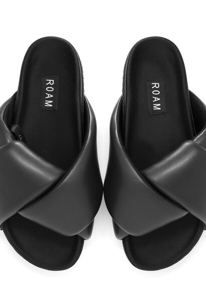Foldy Puffy Sandal - Black