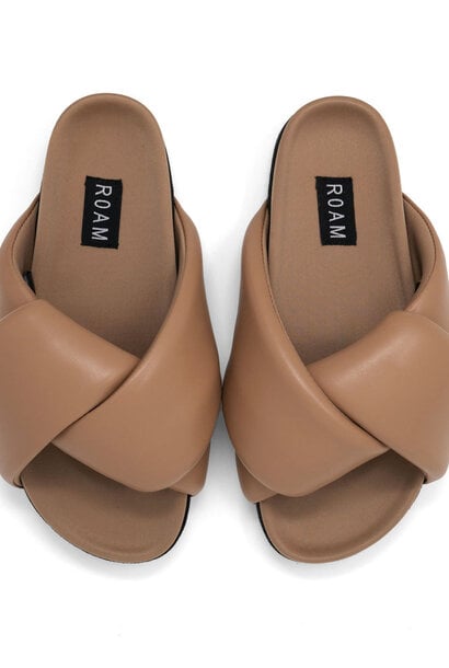 Foldy Puffy Sandal - Nude