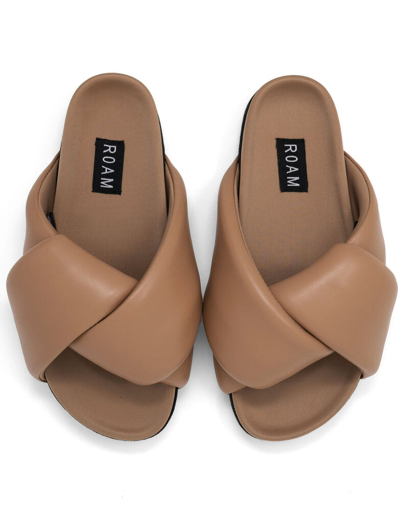 ROAM Foldy Puffy Sandal - Nude