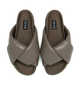 ROAM Foldy Puffy Sandal - Taupe
