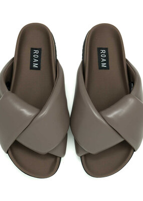 ROAM Foldy Puffy Sandal - Taupe