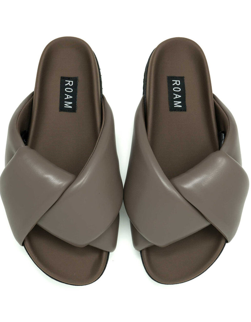 ROAM Foldy Puffy Sandal - Taupe