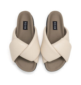 ROAM Foldy Puffy Sandal - Cream
