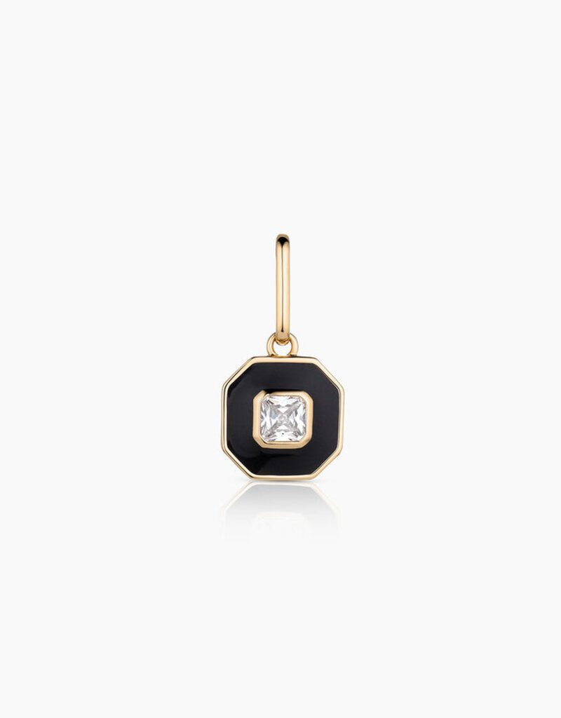Thatch Florence Black Enamel Charm
