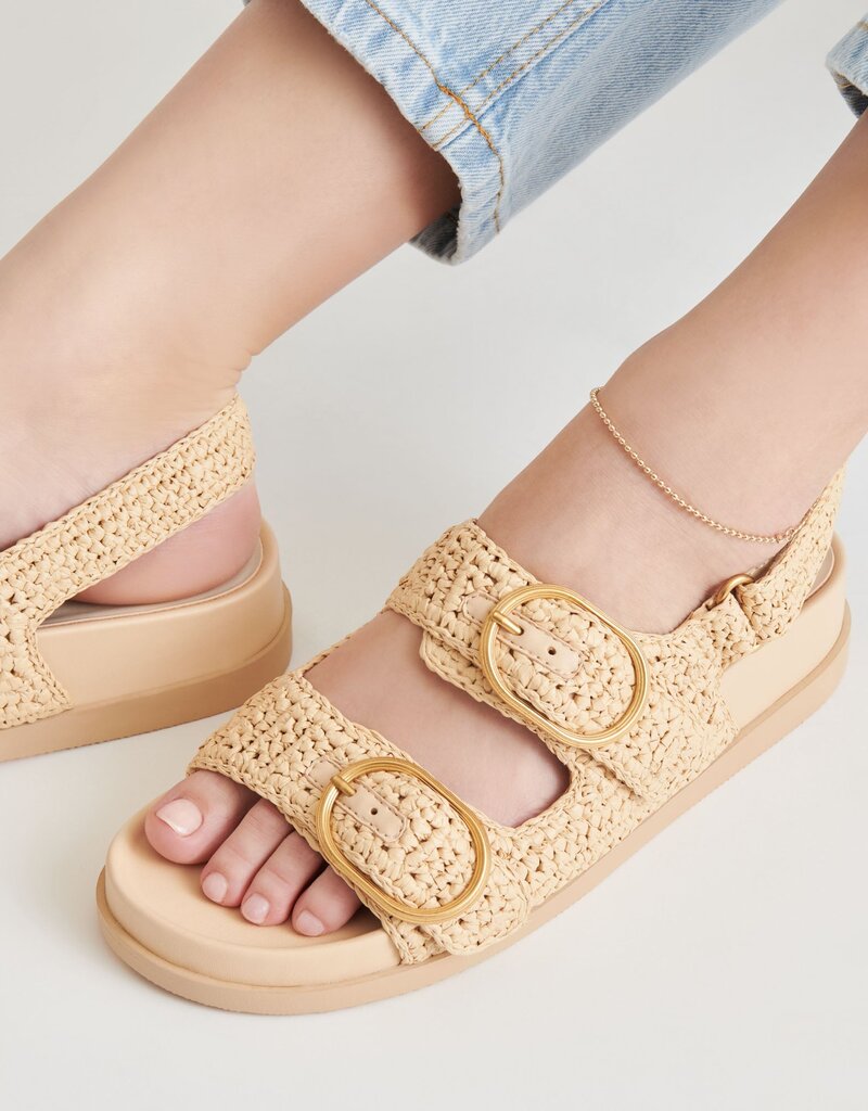 Dolce Vita Starla Crochet Sandal - Light Natural