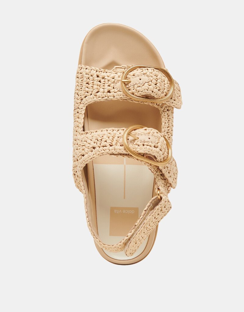 Dolce Vita Starla Crochet Sandal - Light Natural