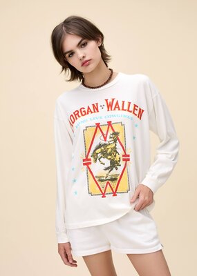 Daydreamer Morgan Wallen Long Live Cowgirls Relaxed Long Sleeve