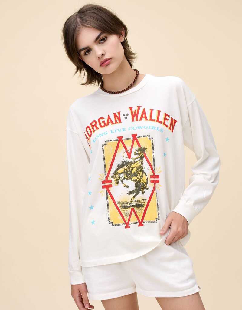 Daydreamer Morgan Wallen Long Live Cowgirls Relaxed Long Sleeve