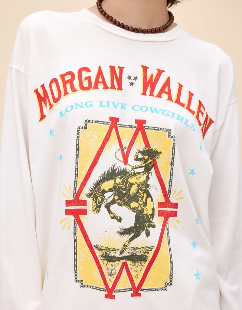Daydreamer Morgan Wallen Long Live Cowgirls Relaxed Long Sleeve