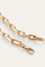Jenny Bird Padlock Heart Pendant Necklace - Gold