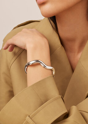 Jenny Bird Ola Bangle - Silver