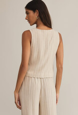 Z Supply Belfort Pinstripe Linen Vest