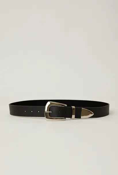 Jordana Mini Belt - Black/Silver